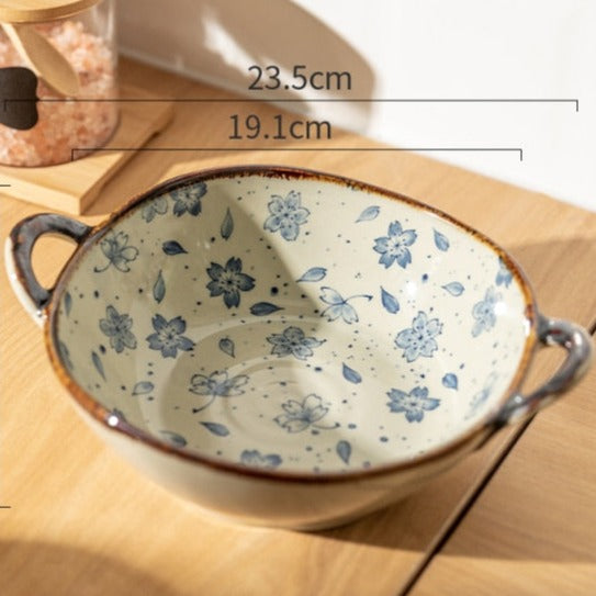 Flora Keramik Pasta Schalen