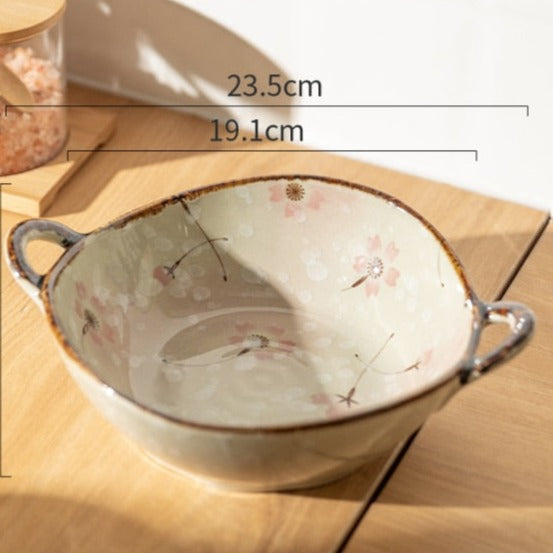Flora Keramik Pasta Schalen