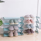 Minimal Z Verstellbarer Tischorganisator und Schuhregal