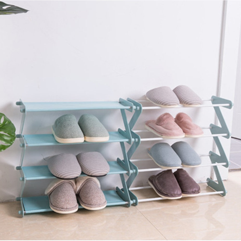 Minimal Z Verstellbarer Tischorganisator und Schuhregal