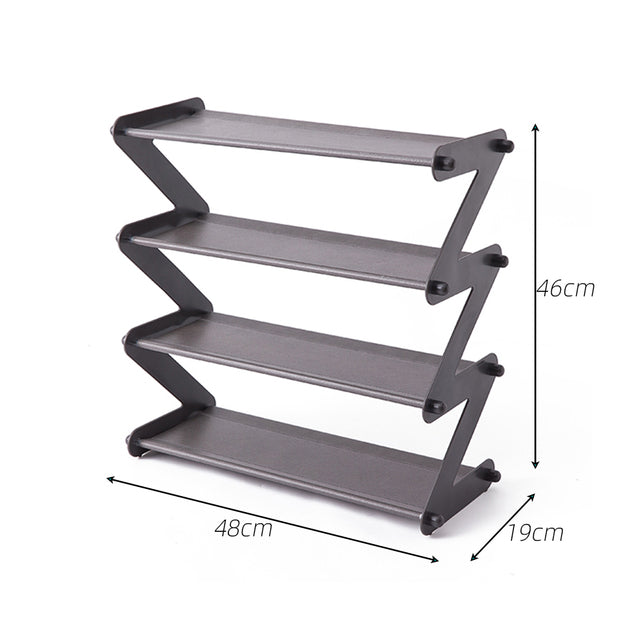 Minimal Z Verstellbarer Tischorganisator und Schuhregal