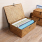 Handgewebte Rattanbox