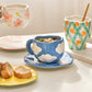 HAND PAINTED CLOUDS KAFFEESET