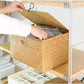 Handgewebte Rattanbox