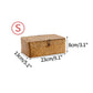 Handgewebte Rattanbox