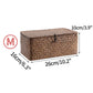 Handgewebte Rattanbox