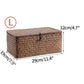 Handgewebte Rattanbox