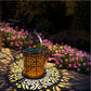 Frendorf | GlowCascade Solar Gartenlaterne | Verzauberte LED Wasserfall Beleuchtung | Wetterfeste Solar Gartenleuchte