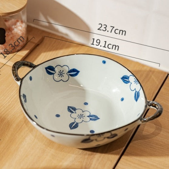 Flora Keramik Pasta Schalen