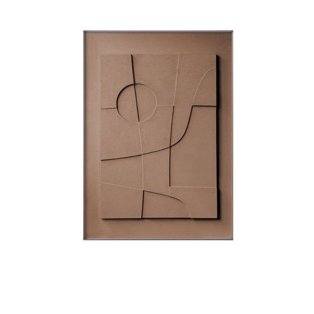 Frendorf | 3D Geometrische Abstrakte Leinwandmalerei