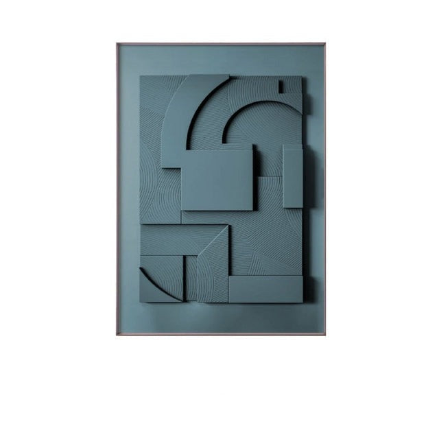 Frendorf | 3D Geometrische Abstrakte Leinwandmalerei