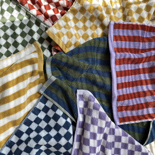 Retro Baumwollhandtuch