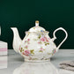 Luxuriöse Bone China Teekanne 400/900ML ist ein klassischer Porzellankessel für Zuhause und ein perfektes Geschenk