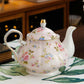 Luxuriöse Bone China Teekanne 400/900ML ist ein klassischer Porzellankessel für Zuhause und ein perfektes Geschenk
