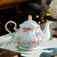 Luxuriöse Bone China Teekanne 400/900ML ist ein klassischer Porzellankessel für Zuhause und ein perfektes Geschenk