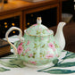 Luxuriöse Bone China Teekanne 400/900ML ist ein klassischer Porzellankessel für Zuhause und ein perfektes Geschenk