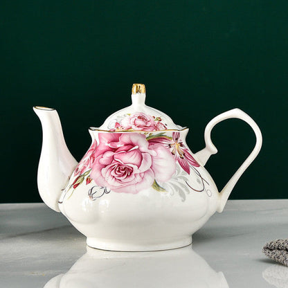 Luxuriöse Bone China Teekanne 400/900ML ist ein klassischer Porzellankessel für Zuhause und ein perfektes Geschenk