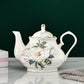 Luxuriöse Bone China Teekanne 400/900ML ist ein klassischer Porzellankessel für Zuhause und ein perfektes Geschenk