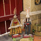 Holz Retro Ostern Hase Außen Ornament