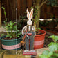 Holz Retro Ostern Hase Außen Ornament