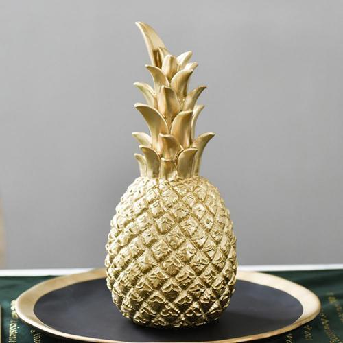 Frendorf | PineLux Glänzende Ananas Dekofigur | Modernes Design | In 3 Farben & Größen erhältlich