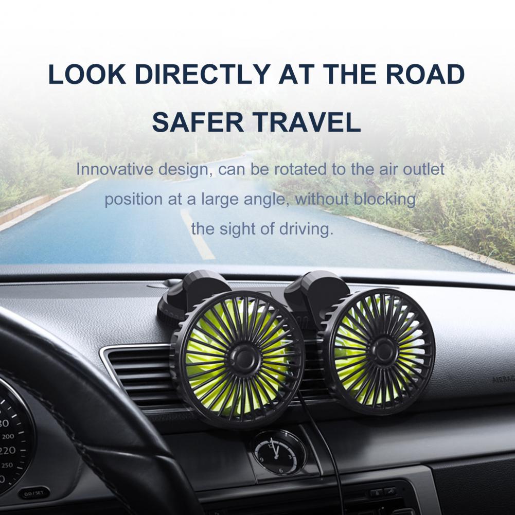 Frendorf | Auto Armaturenbrett Doppel-USB Kühlventilator