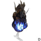 Schwebende Feuerball kreative Halloween Ornament Licht