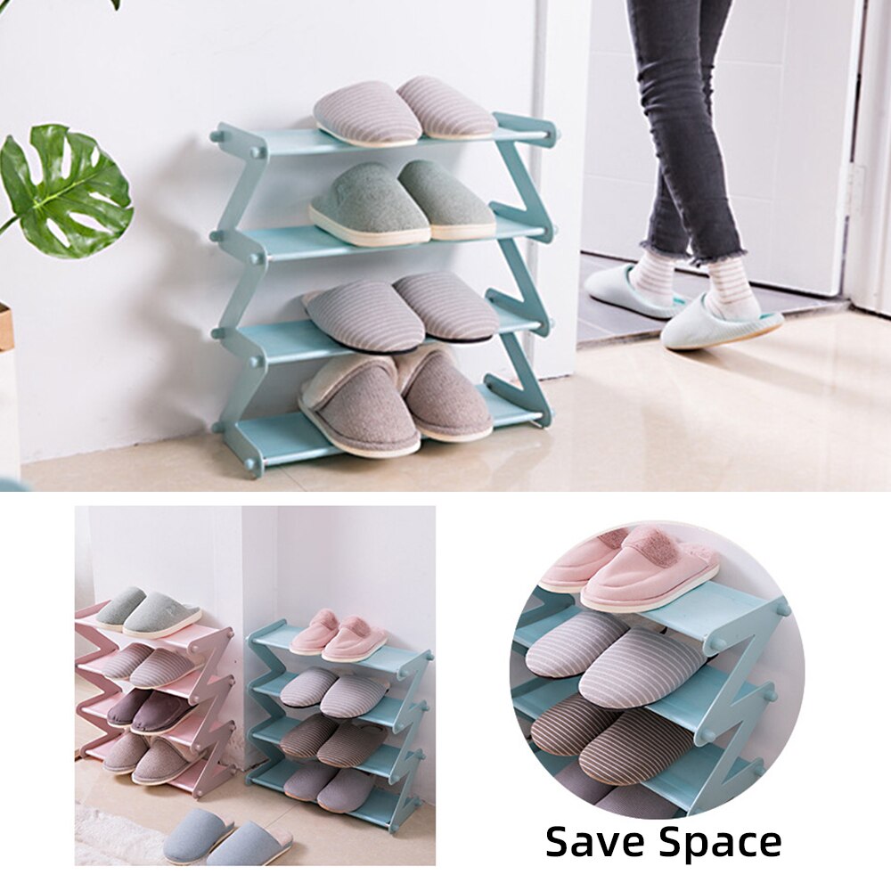 Minimal Z Verstellbarer Tischorganisator und Schuhregal