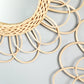 Boho Rattan Weiden Spiegel