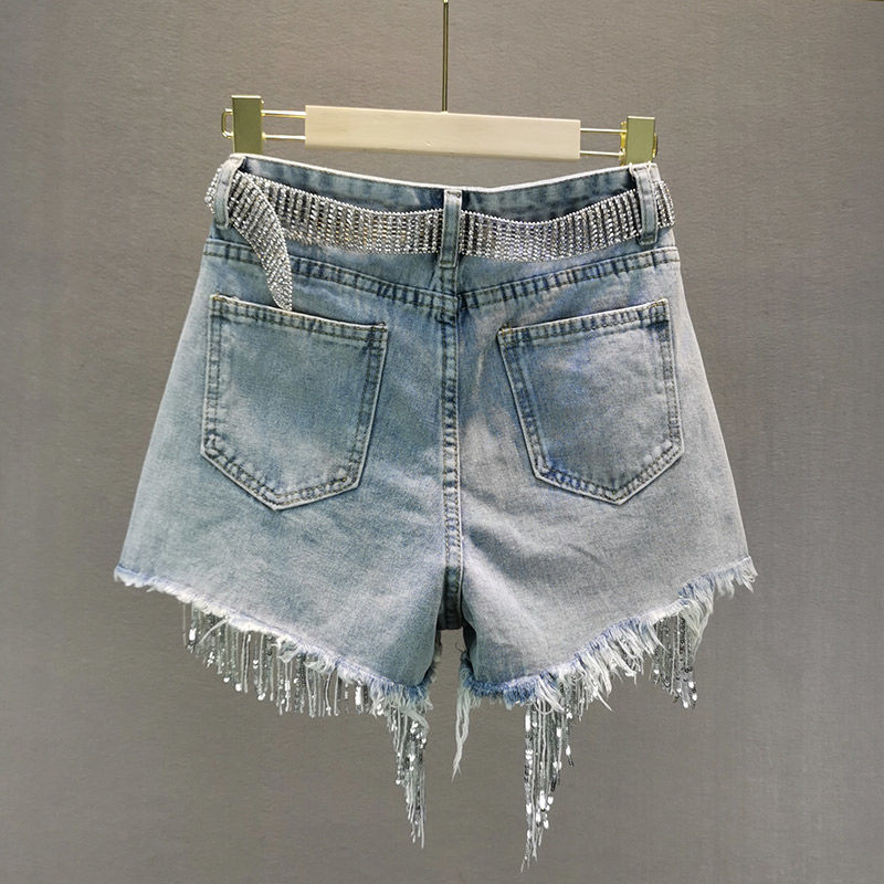 Frendorf | Luisa - Quasten Denim-Shorts