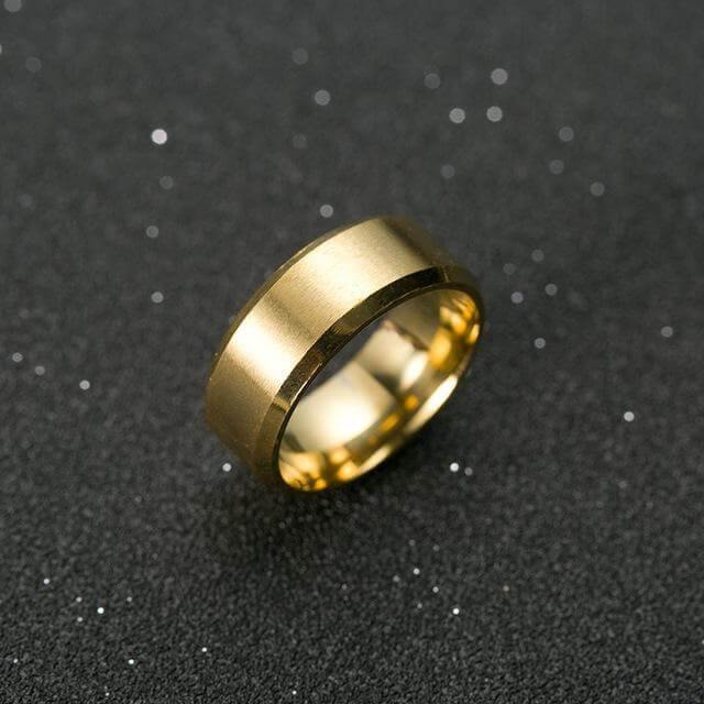 Frendorf | Schwarzer Titanring für Männer