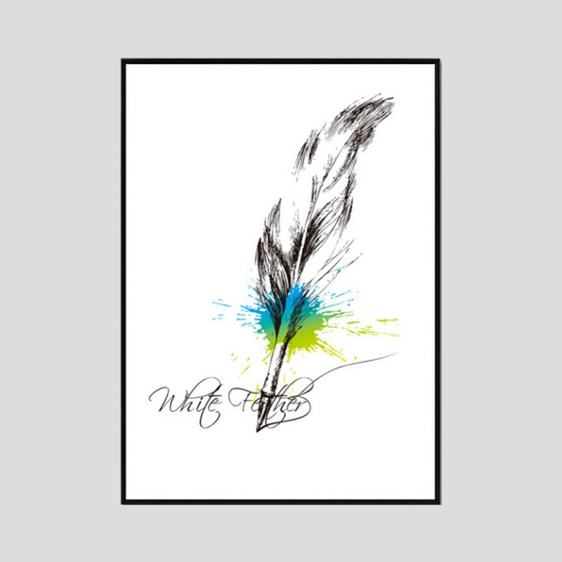 Nordic Nature Leinwandmalerei Tiere - Leinwand Wandkunst Malerei