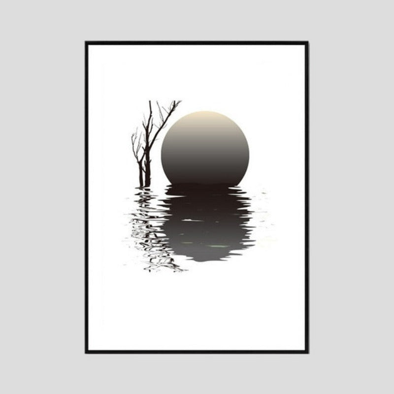 Nordic Nature Leinwandmalerei Tiere - Leinwand Wandkunst Malerei