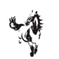 White And Black Chinese Style - Canvas Wall Art Painting