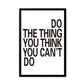 Modern Quotes Inspiring - Canvas Wall Art Painting