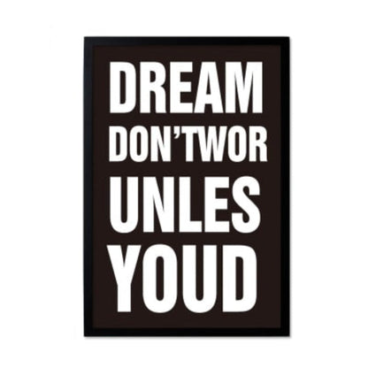 Modern Quotes Inspiring - Canvas Wall Art Painting
