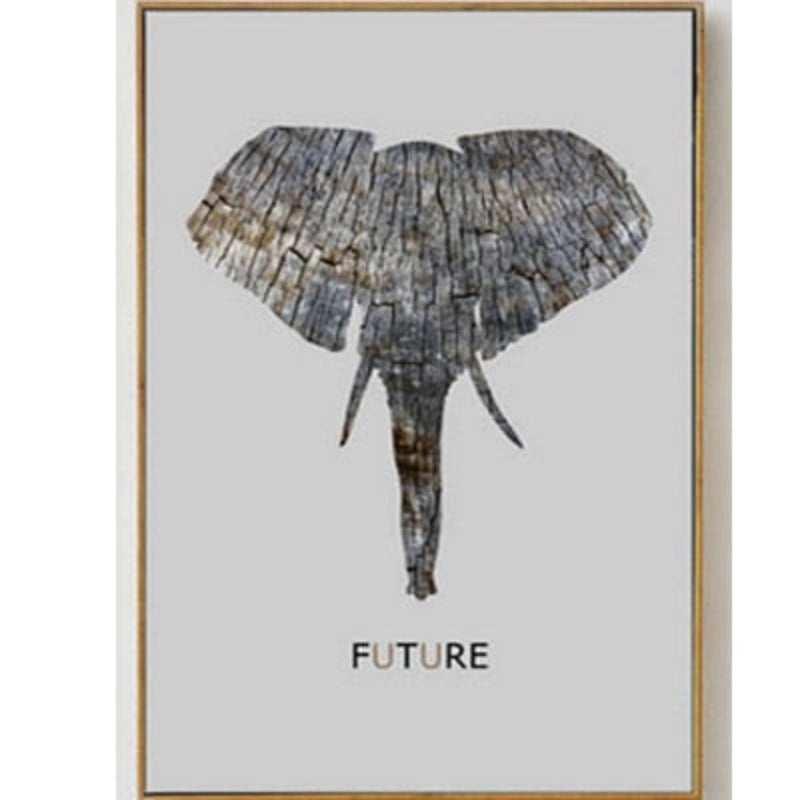 Moods Of Elephants - Leinwand Wandkunst Malerei