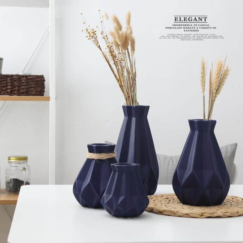 Frendorf | Modern Europa Kurz Matt Diamant Porzellan Keramik Vase