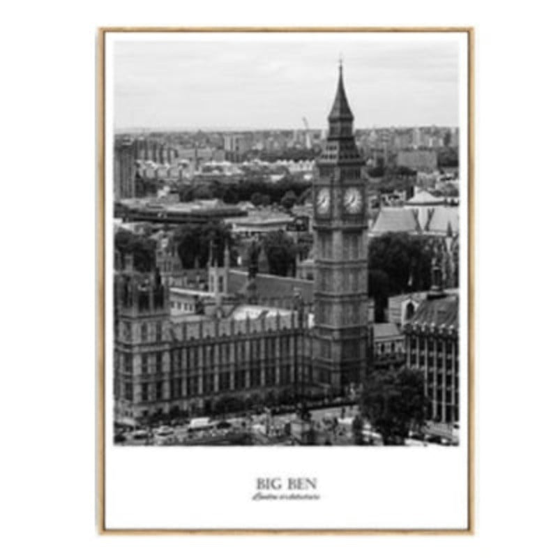 London Karte Landschaft - Leinwand Wandkunst Malerei