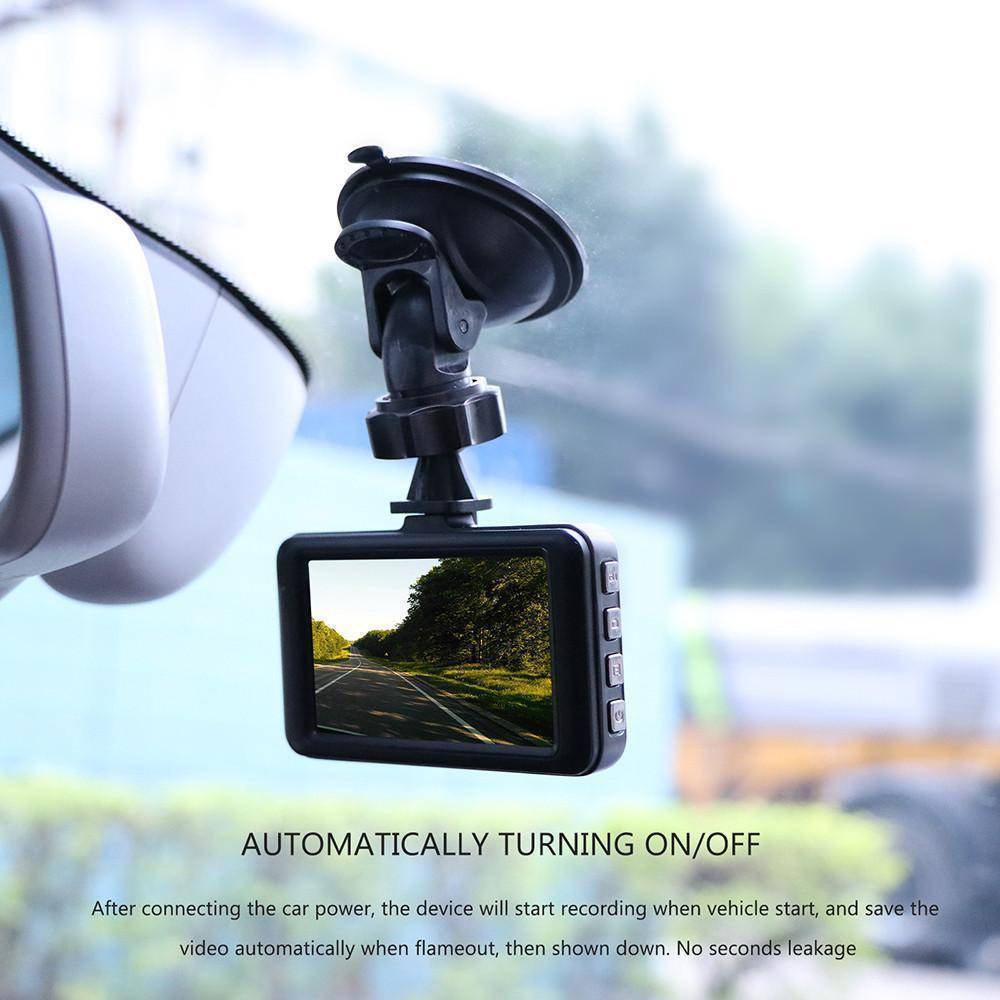 Frendorf | 1080P Mini 3 Zoll Auto DVR Kamera 360 Drehung DashCam DVR Video Recorder Unterstützung Bewegungserkennung/G-Sensor