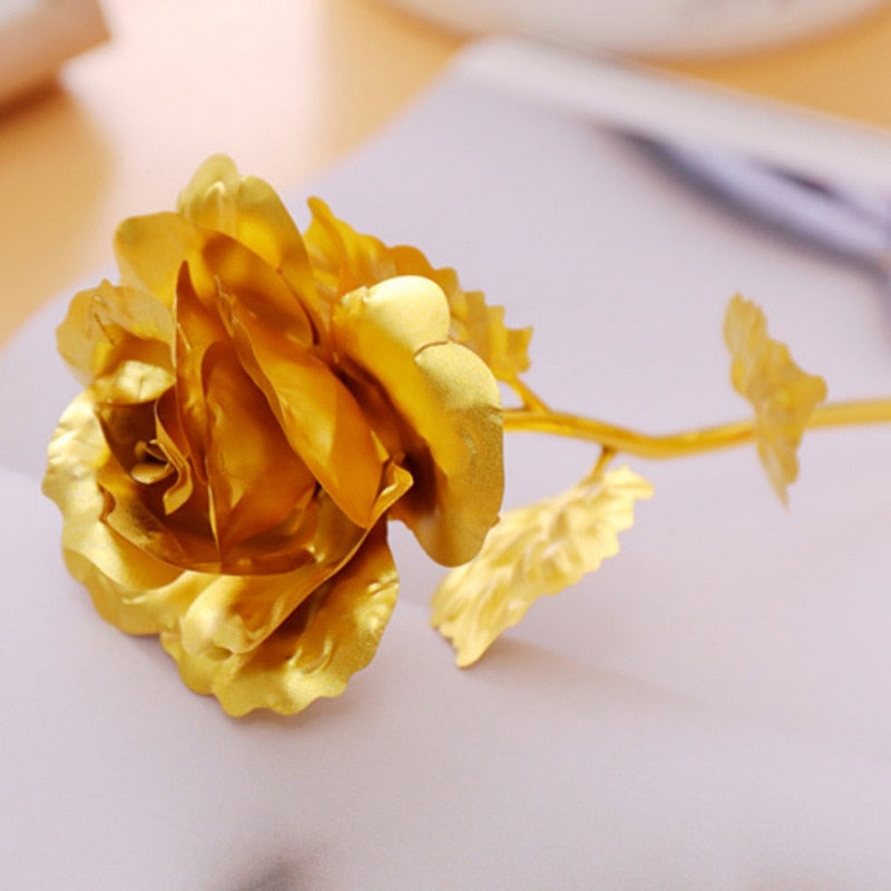 Frendorf | 24k vergoldete Rose | Inklusive Zertifikat und luxuriöser Geschenkbox