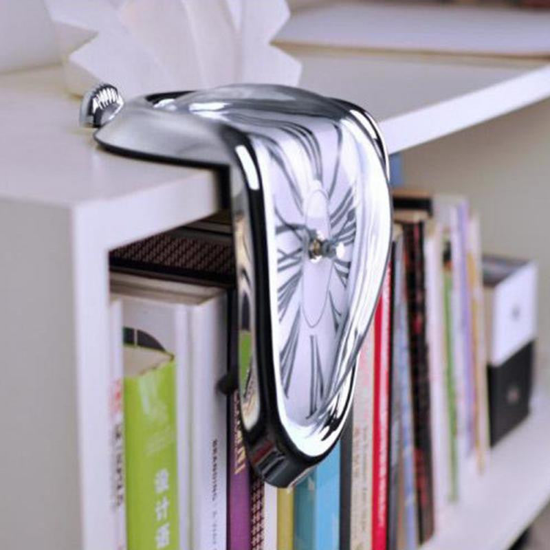 Frendorf | TimeFlow Schmelzende Wanduhr | Dali-inspiriertes Design | Moderne Kunstuhr | Deko für Zuhause