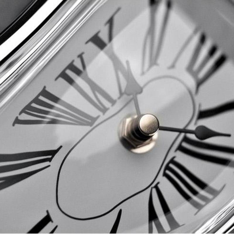 Frendorf | TimeFlow Schmelzende Wanduhr | Dali-inspiriertes Design | Moderne Kunstuhr | Deko für Zuhause