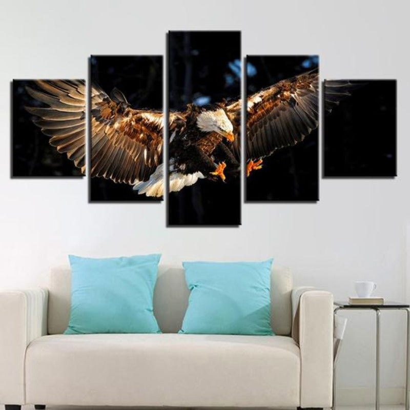 Eagle Flying - Leinwand Wandkunst Malerei