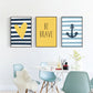 Modern Nursery Love - Leinwand Wandkunstmalerei