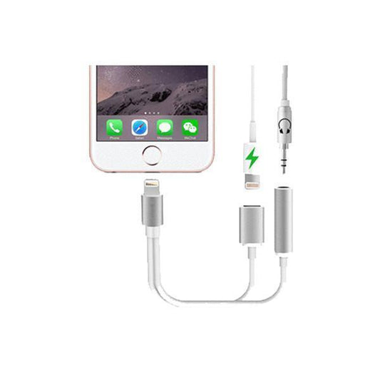 Frendorf | 2 in 1 Kopfhörer- und Lightning-Adapter für iPhone