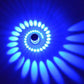 Frendorf | SwirlLume Moderne LED Deckenleuchte | Geschwungenes Design | Farbwechsel & Fernbedienung