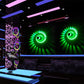 Frendorf | SwirlLume Moderne LED Deckenleuchte | Geschwungenes Design | Farbwechsel & Fernbedienung