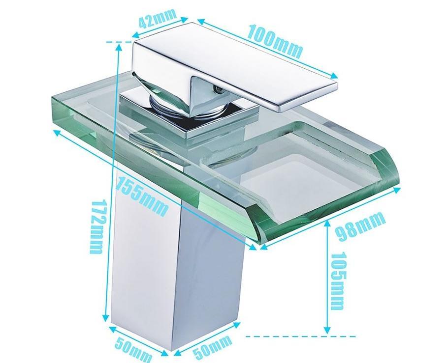Frendorf | AquaNova LED Wasserhahn | Farbwechsel nach Wassertemperatur | Modernes Design | Langlebig & Sicher