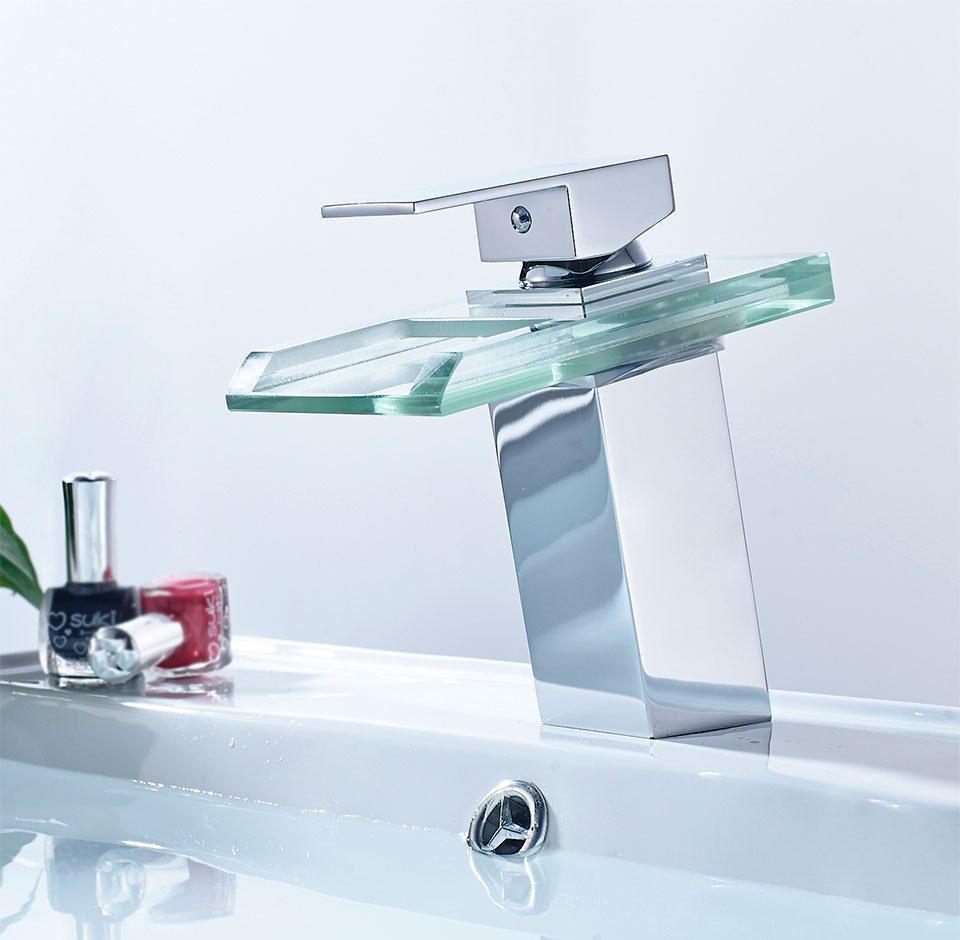 Frendorf | AquaNova LED Wasserhahn | Farbwechsel nach Wassertemperatur | Modernes Design | Langlebig & Sicher